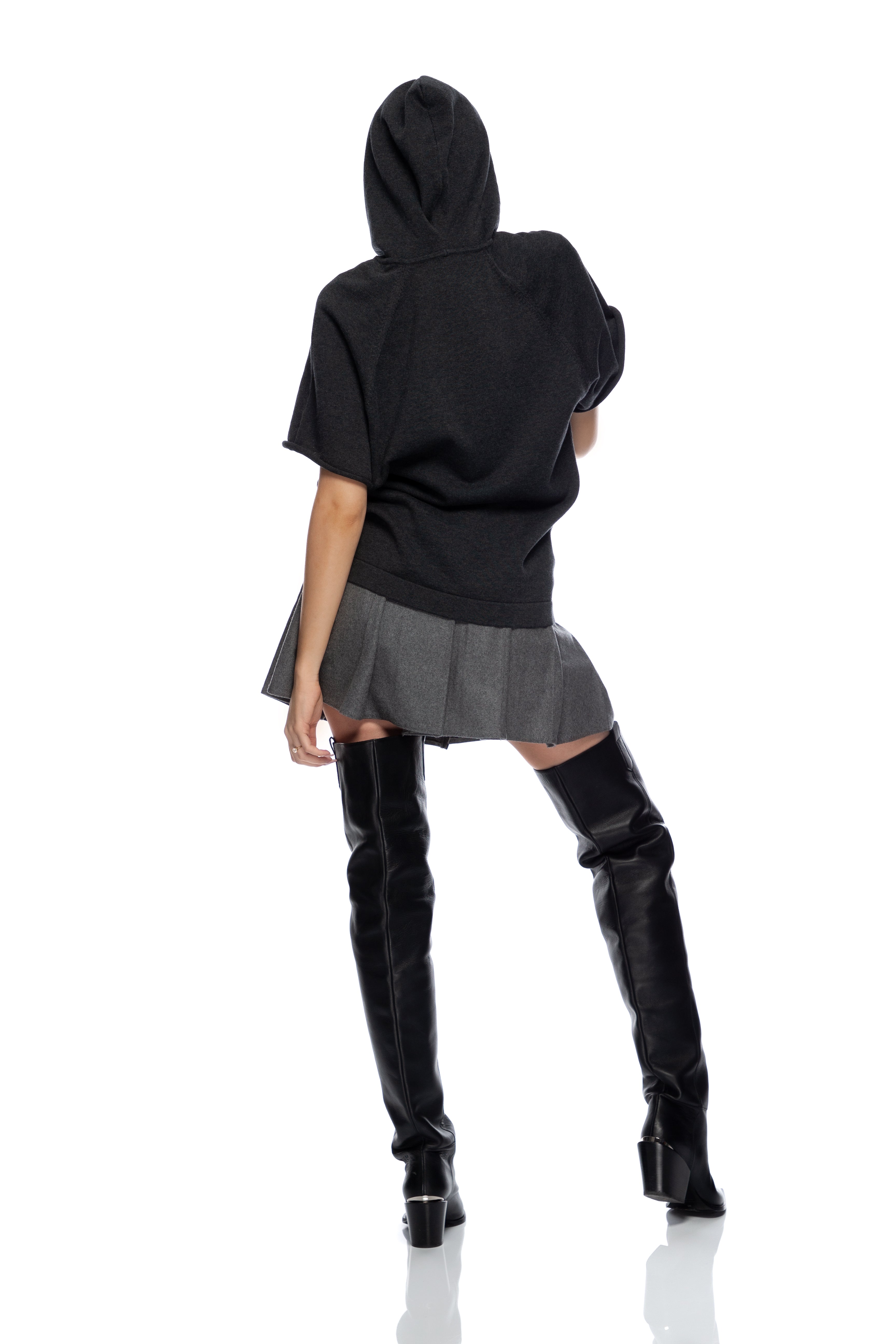 Short sleeve sweatshirt