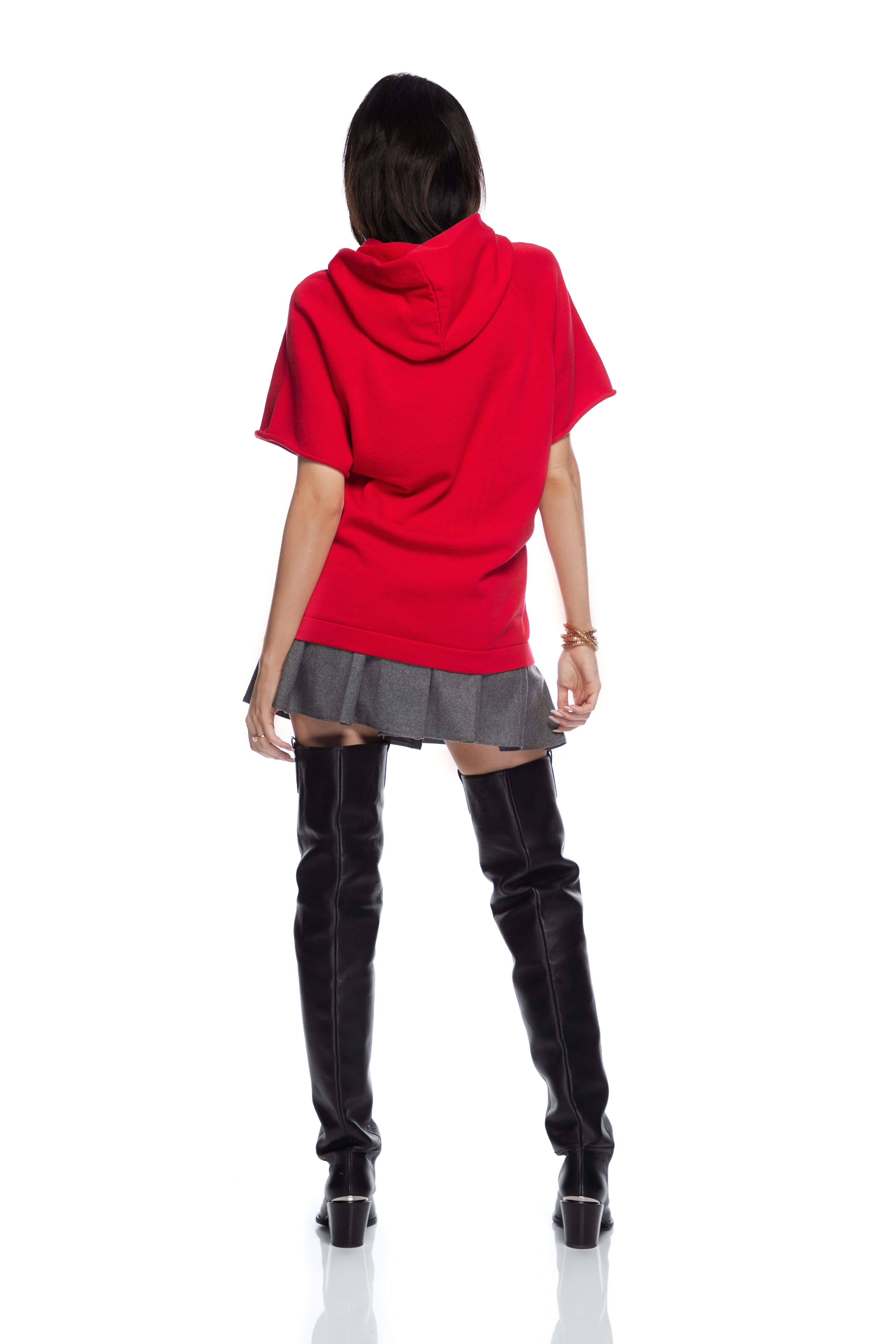 Short sleeve sweatshirt