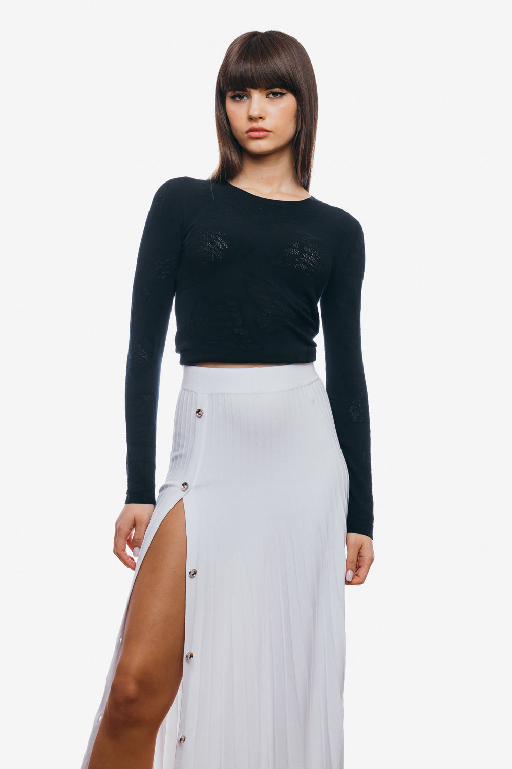 Fine sweater with butterflies