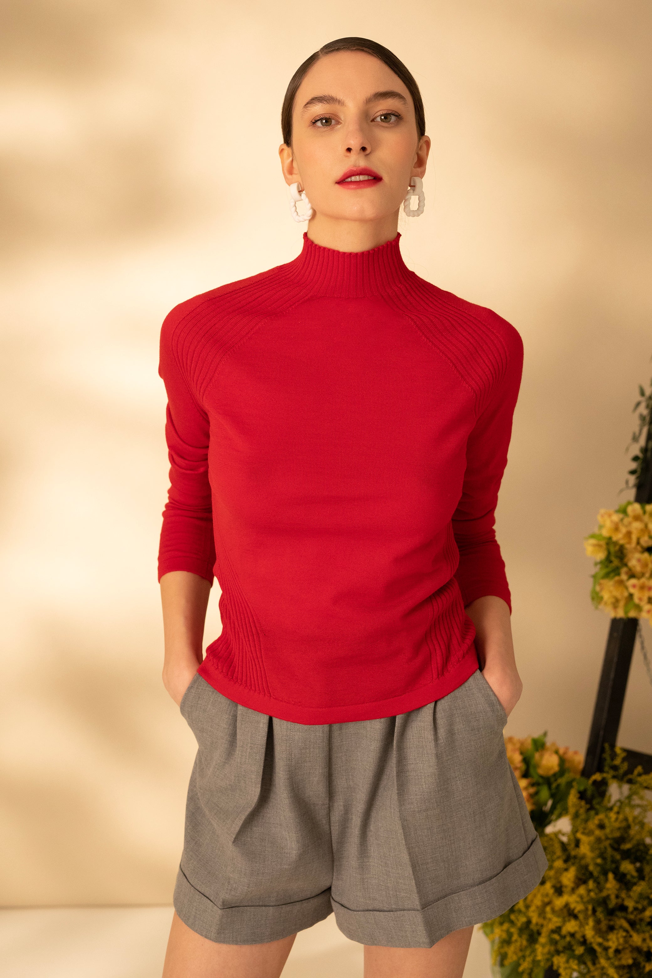 Women's Slim Long Sleeve Sweater