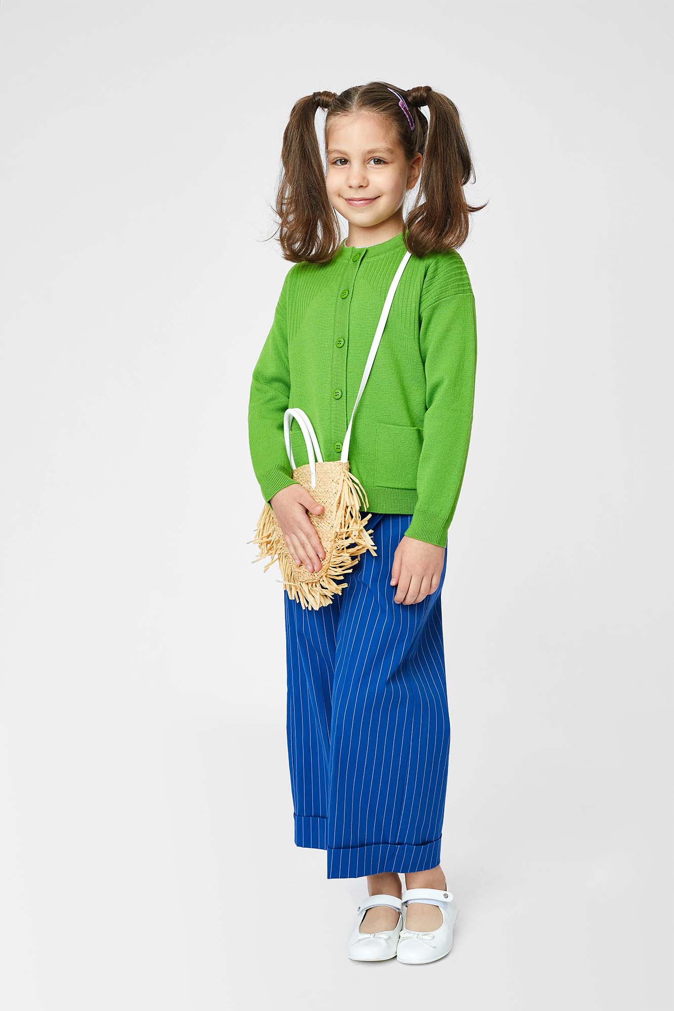 Knitted jacket for girls