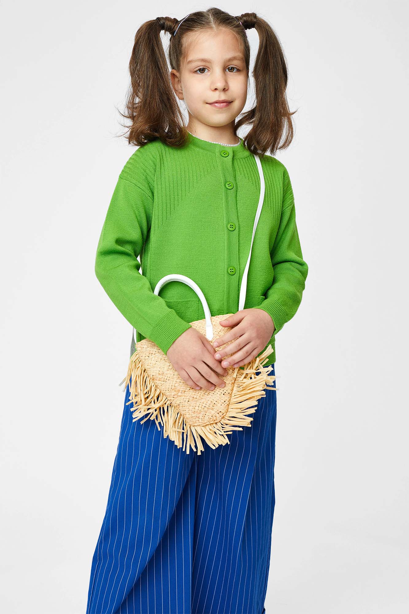 Knitted jacket for girls