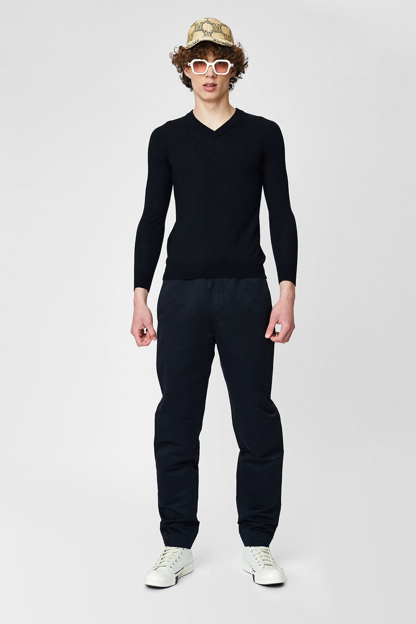 V-neck sweater for men