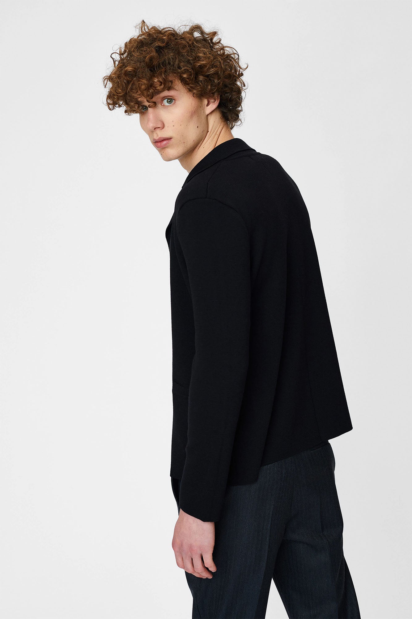 Knitted jacket for men