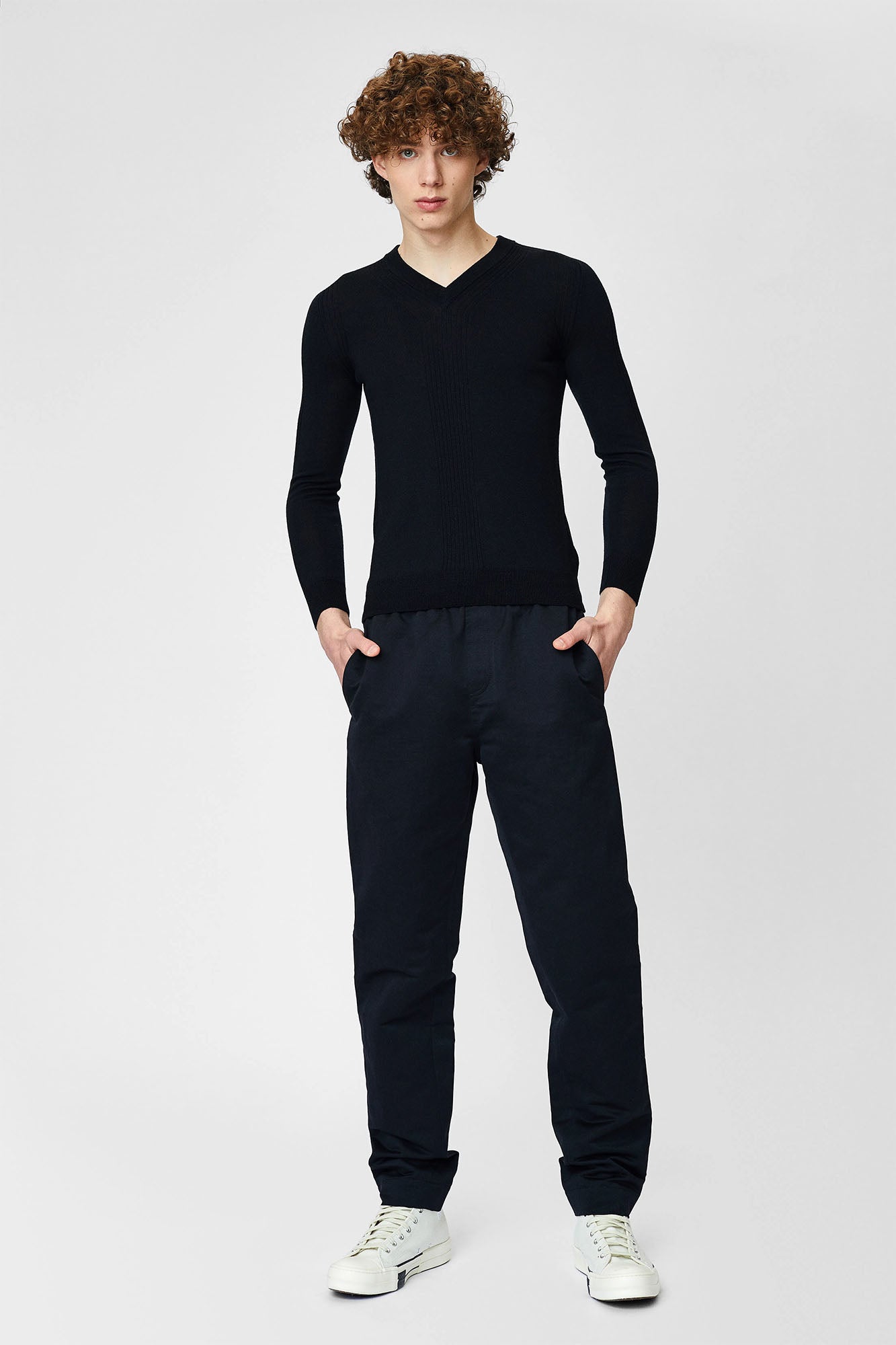 V-neck sweater for men