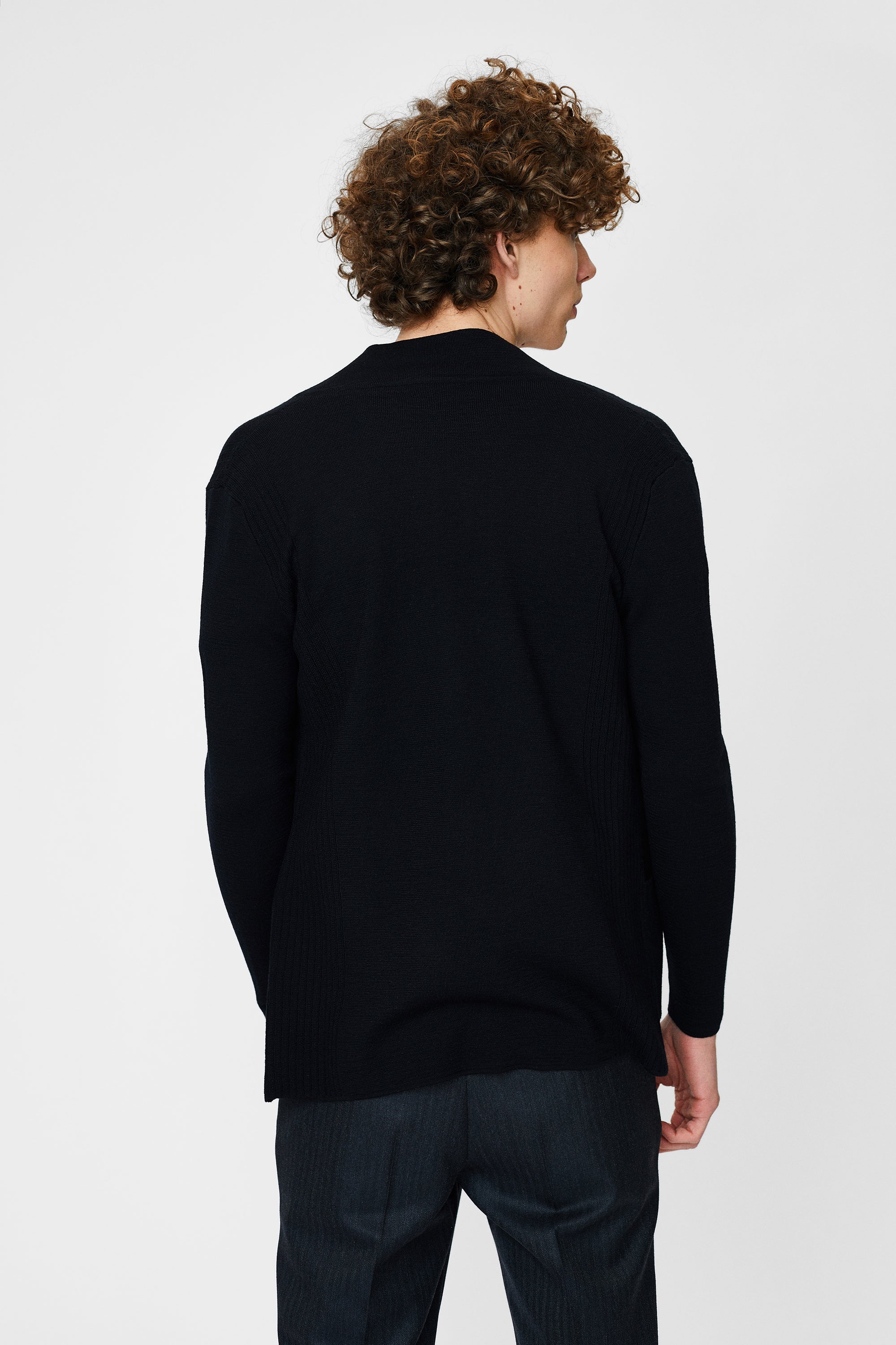 Knitted jacket for men
