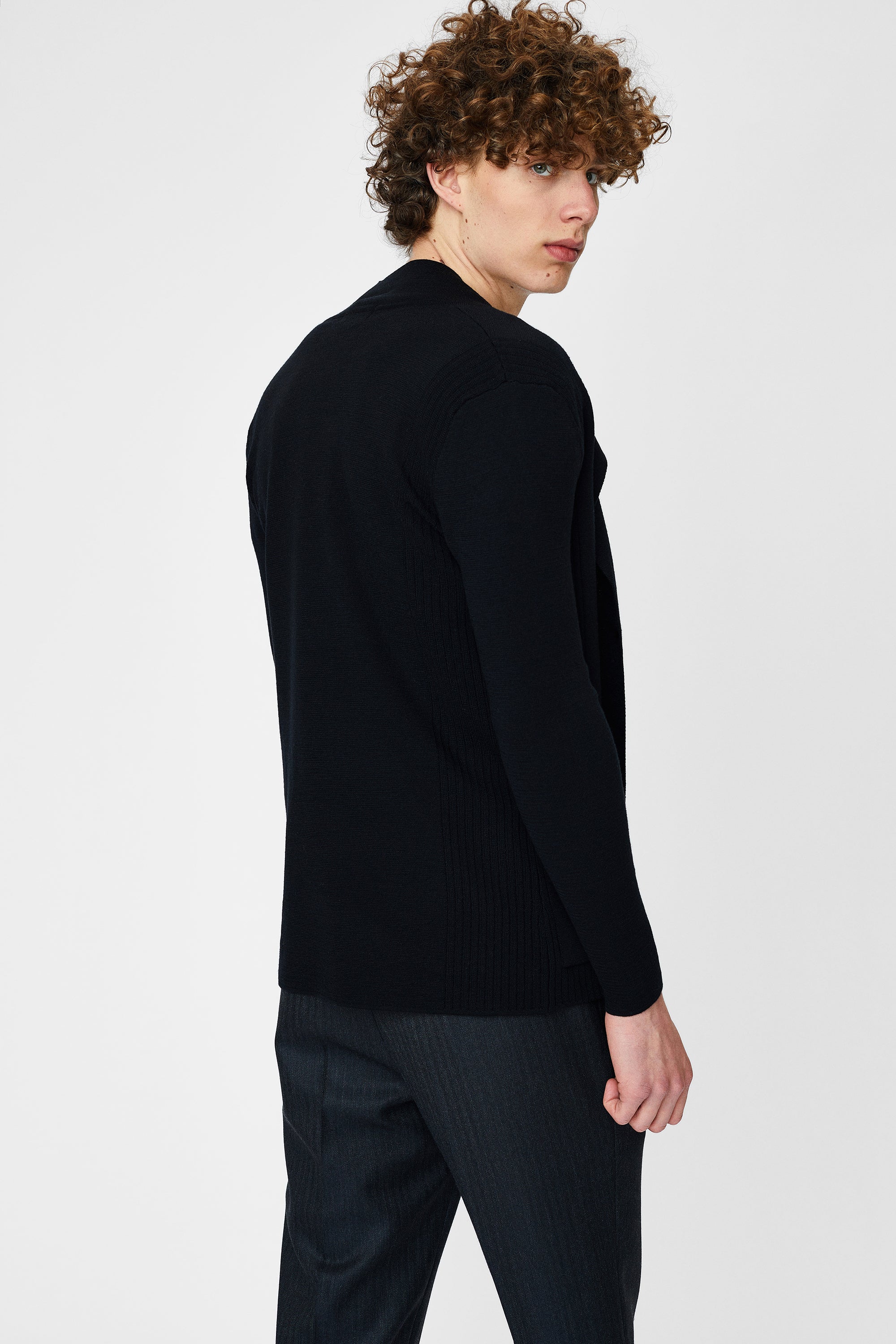 Knitted jacket for men