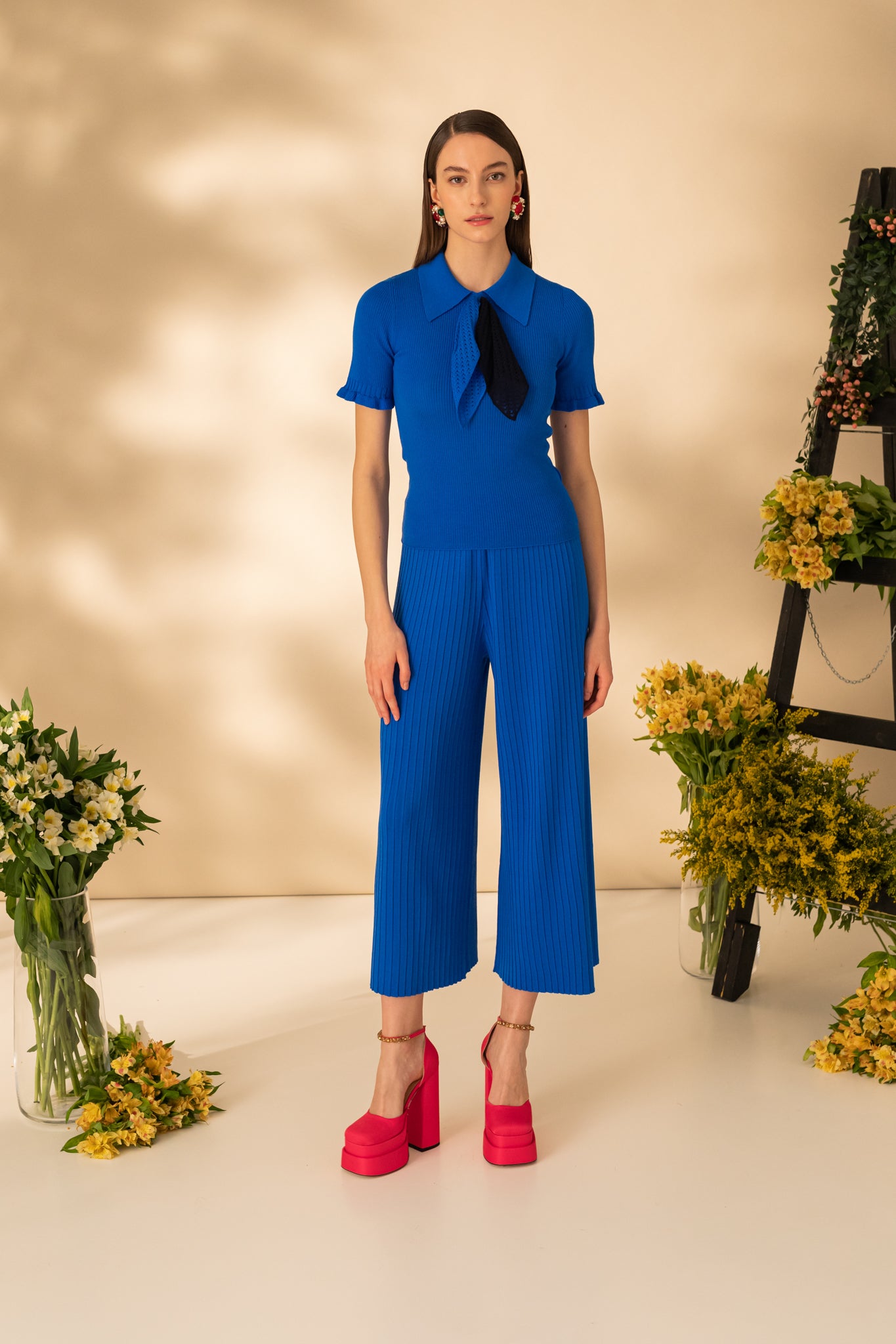 Pleated trousers