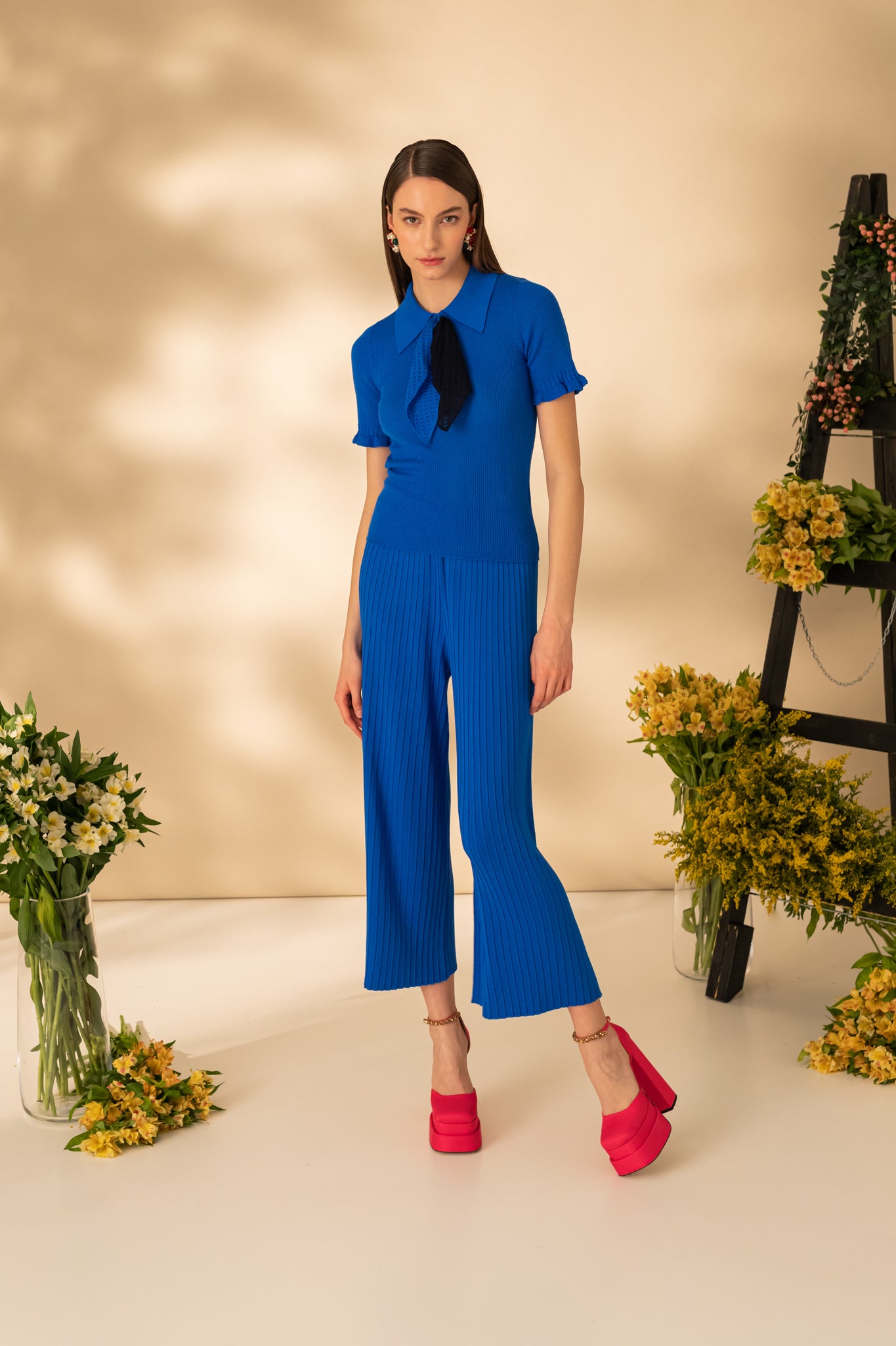 Pleated trousers