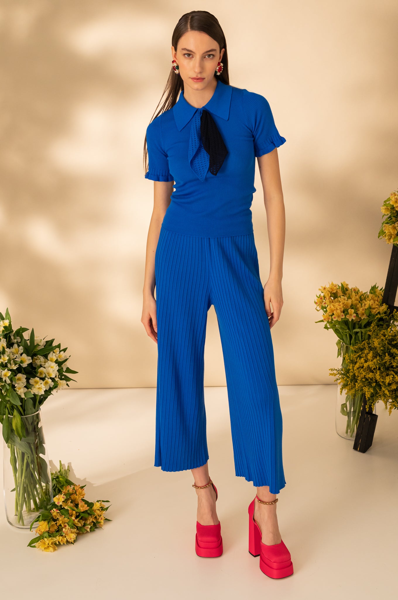 Pleated trousers