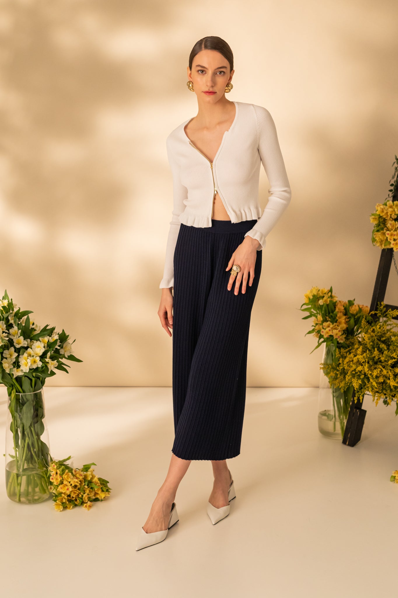 Pleated trousers