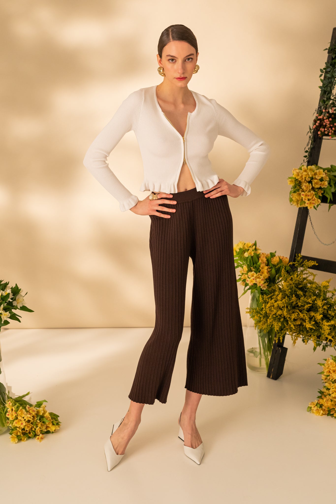 Pleated trousers