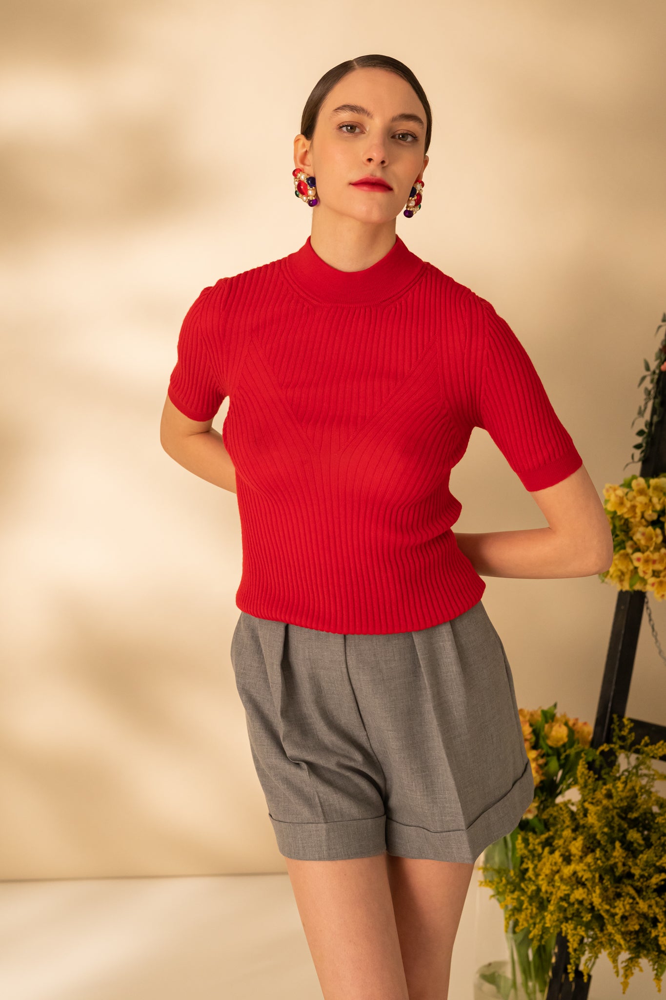 T-shirt with short sleeves