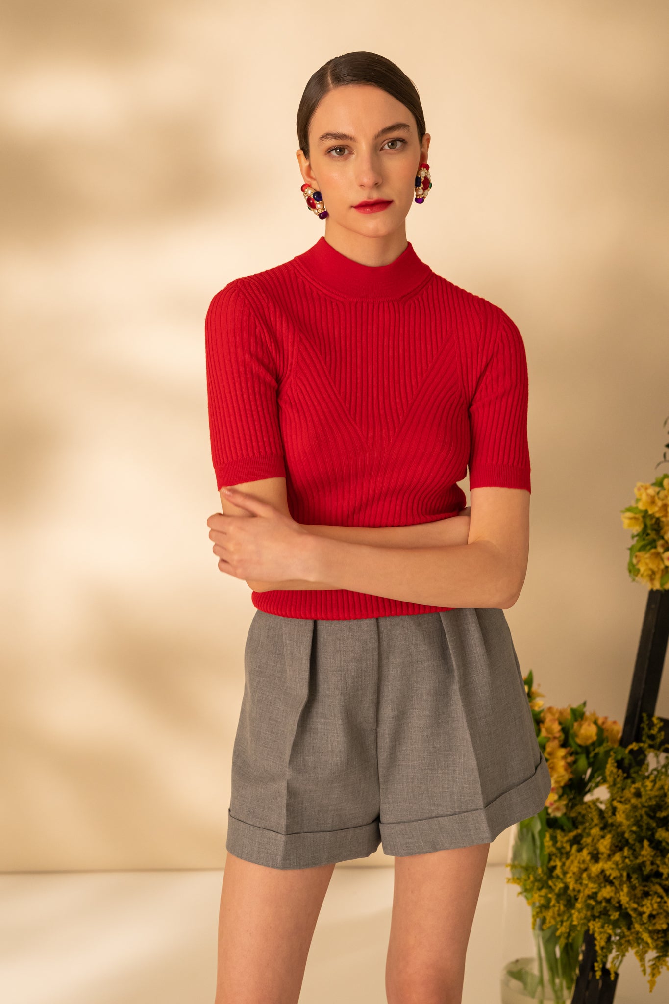T-shirt with short sleeves
