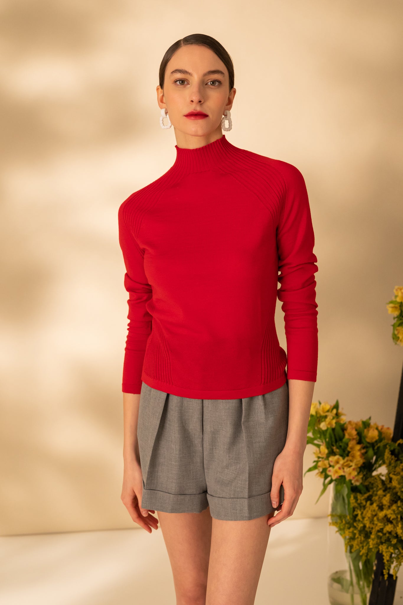 Women's Slim Long Sleeve Sweater