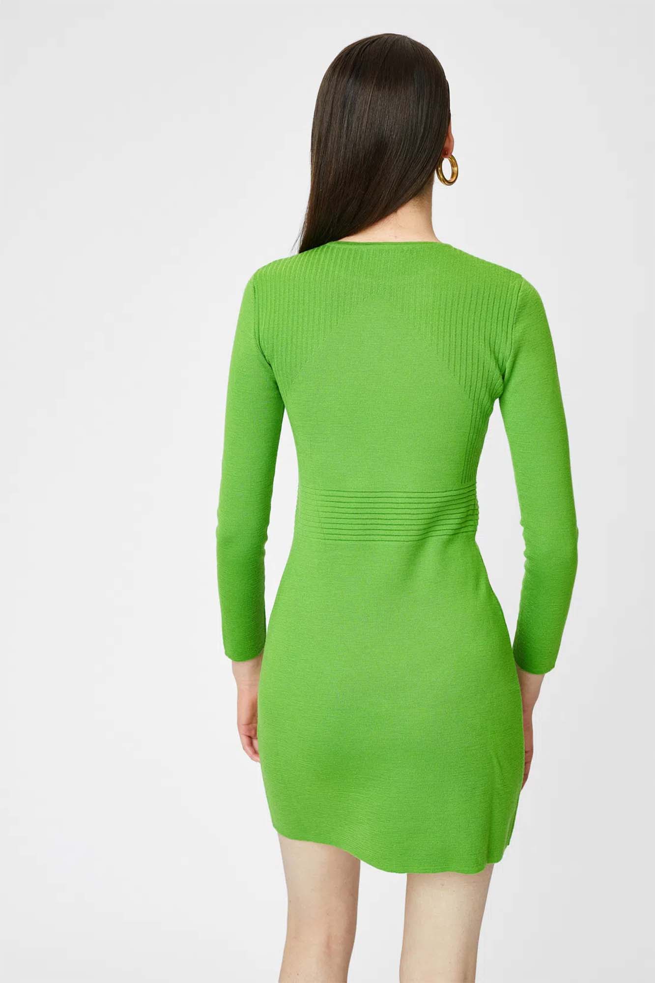 Short woolen dress