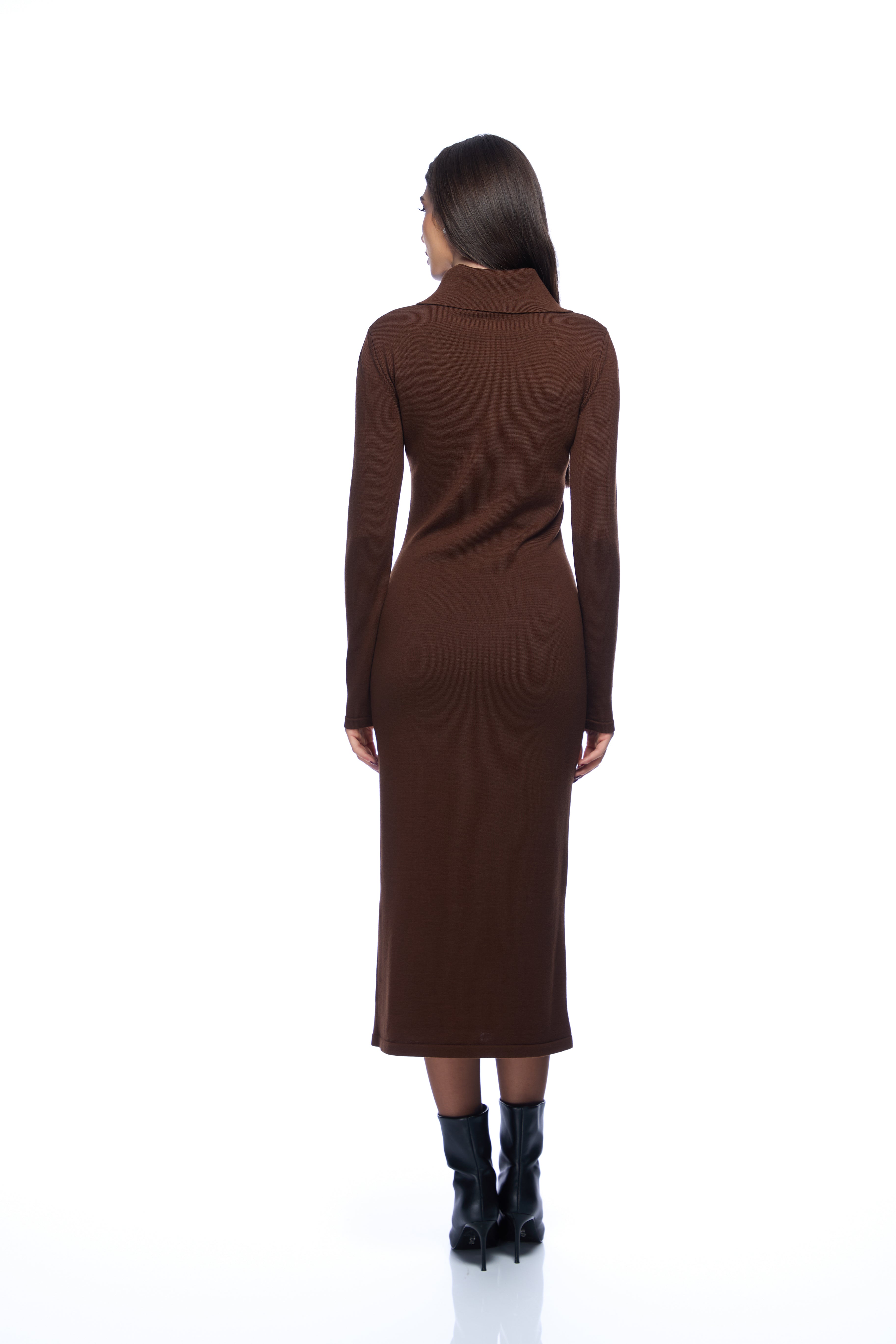 Rochie cu guler polo